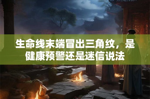 生命线末端冒出三角纹，是健康预警还是迷信说法