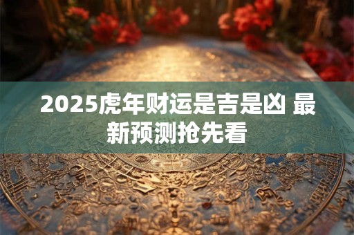 2025虎年财运是吉是凶 最新预测抢先看