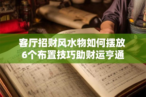 客厅招财风水物如何摆放 6个布置技巧助财运亨通