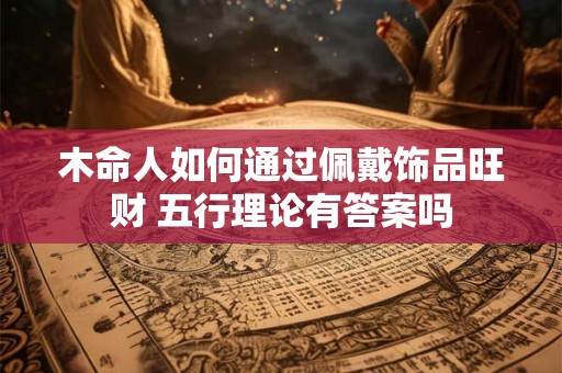 木命人如何通过佩戴饰品旺财 五行理论有答案吗