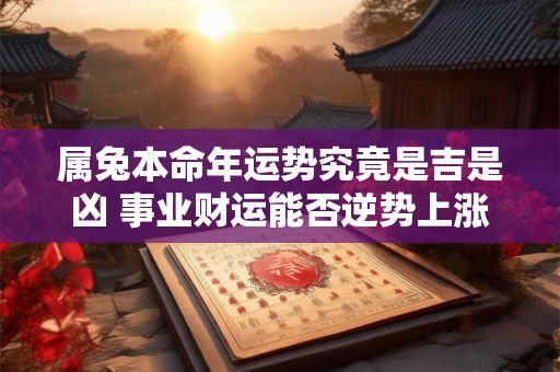 属兔本命年运势究竟是吉是凶 事业财运能否逆势上涨