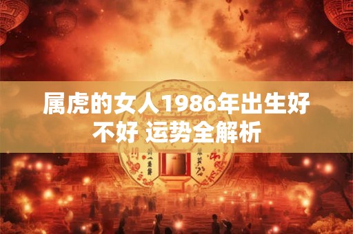 属虎的女人1986年出生好不好 运势全解析