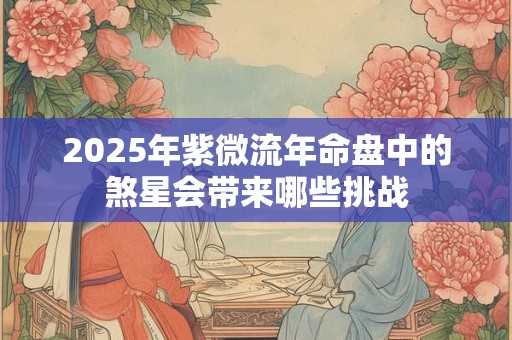 2025年紫微流年命盘中的煞星会带来哪些挑战