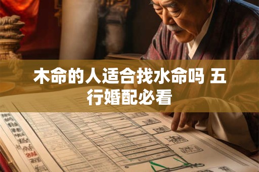 木命的人适合找水命吗 五行婚配必看