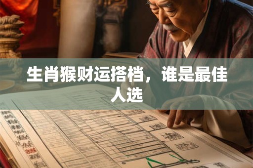 生肖猴财运搭档，谁是最佳人选