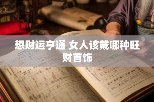 想财运亨通 女人该戴哪种旺财首饰
