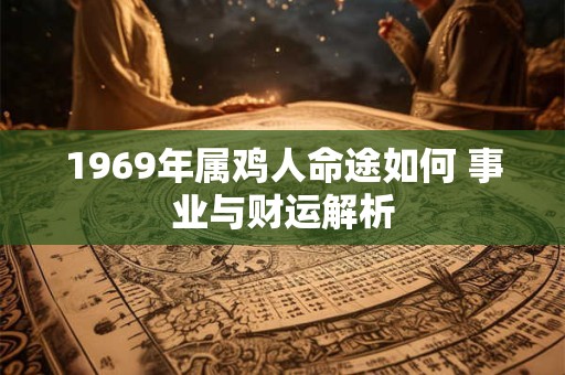 1969年属鸡人命途如何 事业与财运解析
