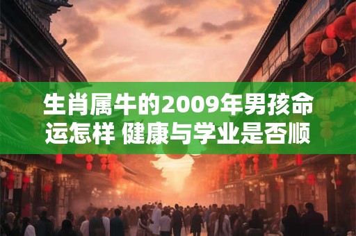 生肖属牛的2009年男孩命运怎样 健康与学业是否顺利