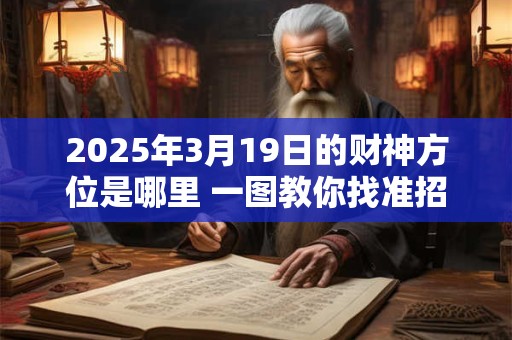 2025年3月19日的财神方位是哪里 一图教你找准招财位置
