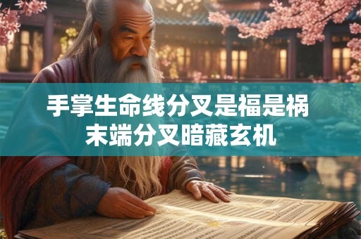 手掌生命线分叉是福是祸 末端分叉暗藏玄机
