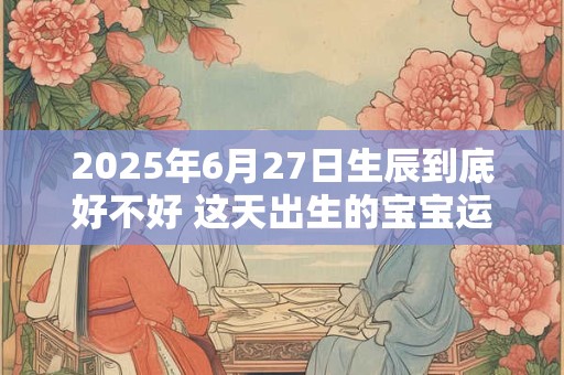 2025年6月27日生辰到底好不好 这天出生的宝宝运势顺利吗
