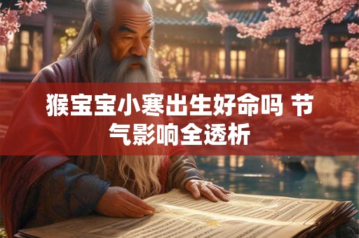 猴宝宝小寒出生好命吗 节气影响全透析