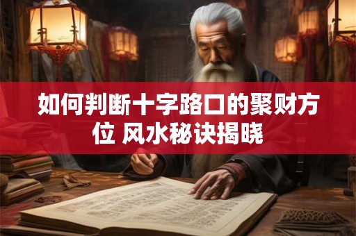 如何判断十字路口的聚财方位 风水秘诀揭晓