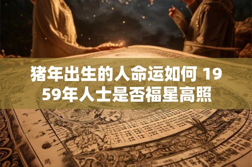 猪年出生的人命运如何 1959年人士是否福星高照