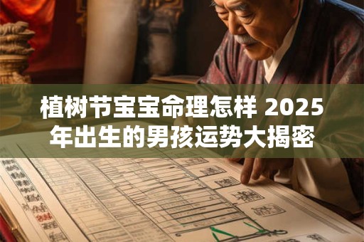 植树节宝宝命理怎样 2025年出生的男孩运势大揭密
