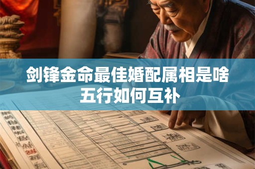 剑锋金命最佳婚配属相是啥 五行如何互补