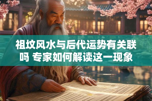 祖坟风水与后代运势有关联吗 专家如何解读这一现象