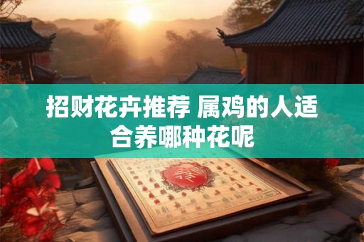 招财花卉推荐 属鸡的人适合养哪种花呢