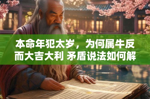 本命年犯太岁，为何属牛反而大吉大利 矛盾说法如何解读