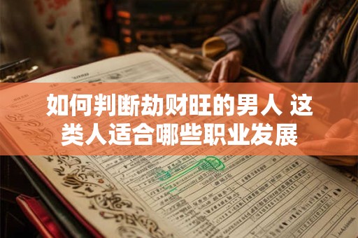 如何判断劫财旺的男人 这类人适合哪些职业发展