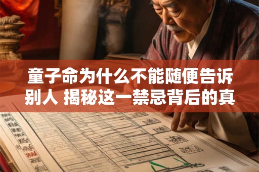 童子命为什么不能随便告诉别人 揭秘这一禁忌背后的真相