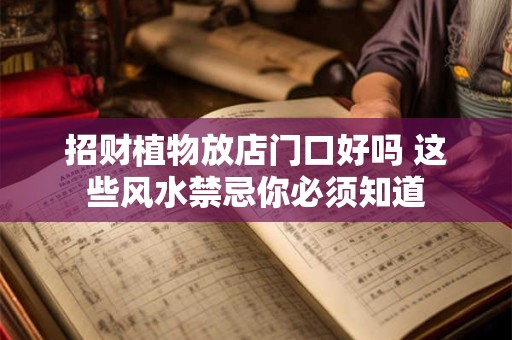 招财植物放店门口好吗 这些风水禁忌你必须知道