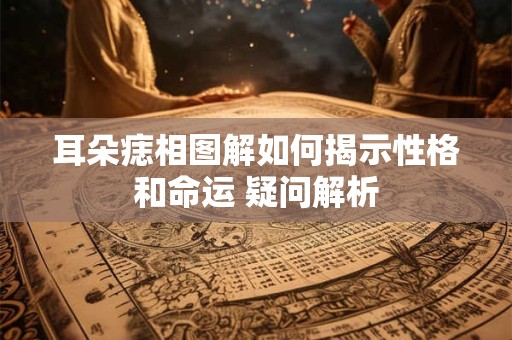 耳朵痣相图解如何揭示性格和命运 疑问解析