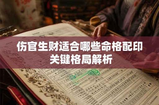 伤官生财适合哪些命格配印 关键格局解析
