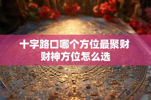 十字路口哪个方位最聚财 财神方位怎么选