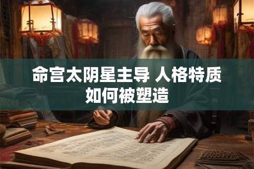 命宫太阴星主导 人格特质如何被塑造