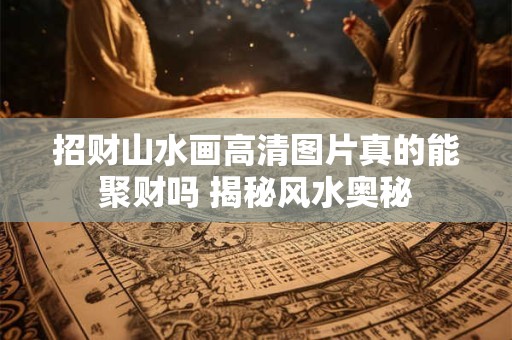 招财山水画高清图片真的能聚财吗 揭秘风水奥秘