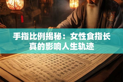 手指比例揭秘：女性食指长真的影响人生轨迹