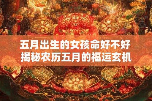 五月出生的女孩命好不好 揭秘农历五月的福运玄机