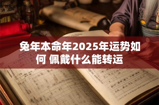 兔年本命年2025年运势如何 佩戴什么能转运