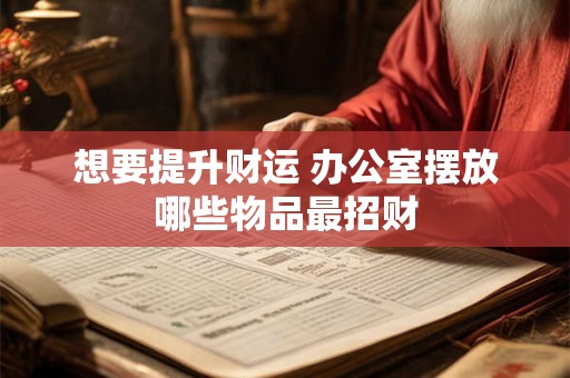 想要提升财运 办公室摆放哪些物品最招财