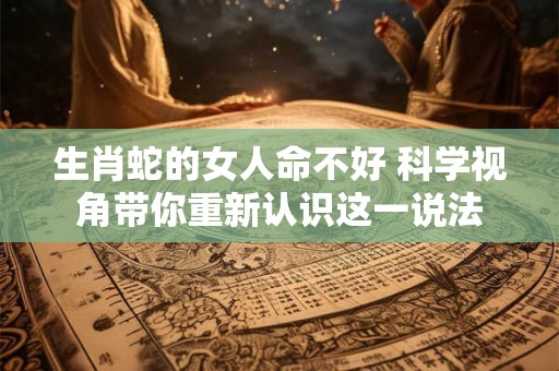 生肖蛇的女人命不好 科学视角带你重新认识这一说法