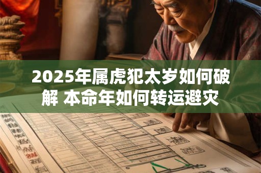 2025年属虎犯太岁如何破解 本命年如何转运避灾