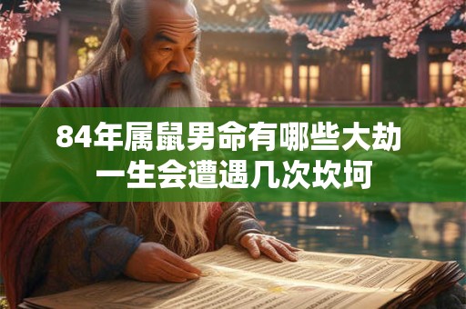 84年属鼠男命有哪些大劫 一生会遭遇几次坎坷