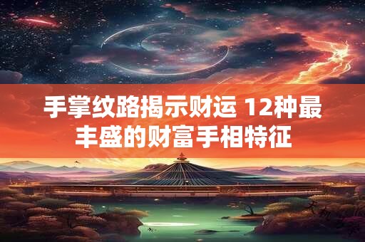 手掌纹路揭示财运 12种最丰盛的财富手相特征