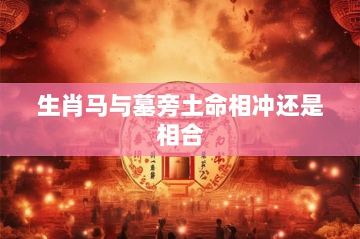 生肖马与墓旁土命相冲还是相合