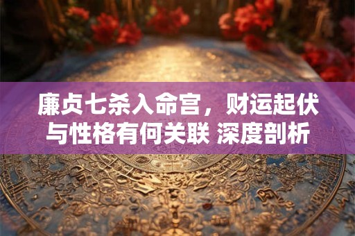 廉贞七杀入命宫，财运起伏与性格有何关联 深度剖析