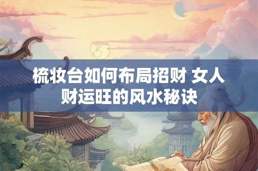 梳妆台如何布局招财 女人财运旺的风水秘诀