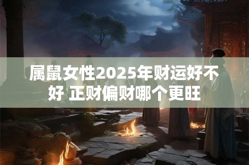 属鼠女性2025年财运好不好 正财偏财哪个更旺