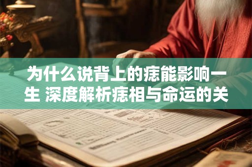 为什么说背上的痣能影响一生 深度解析痣相与命运的关系图