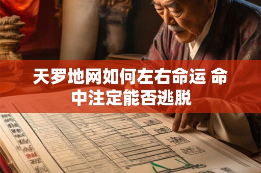天罗地网如何左右命运 命中注定能否逃脱