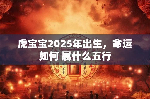 虎宝宝2025年出生，命运如何 属什么五行