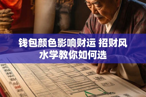 钱包颜色影响财运 招财风水学教你如何选