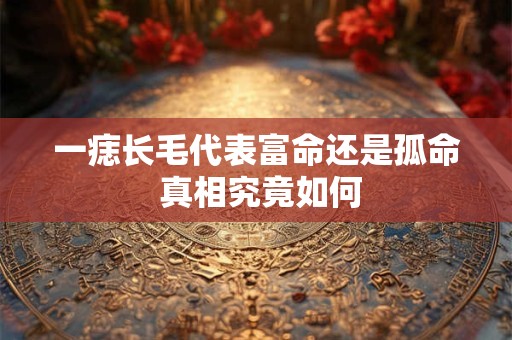 一痣长毛代表富命还是孤命 真相究竟如何