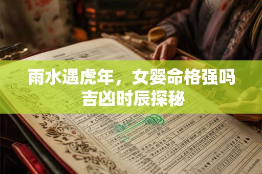 雨水遇虎年，女婴命格强吗 吉凶时辰探秘