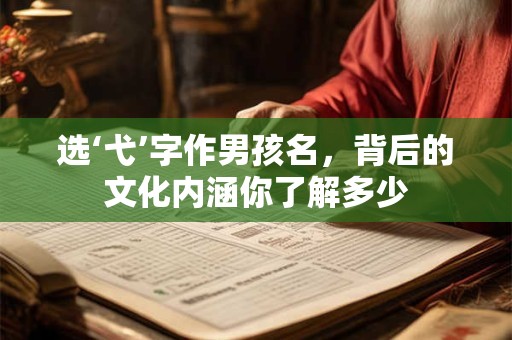 选‘弋’字作男孩名，背后的文化内涵你了解多少